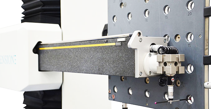Column measuring machine Dimension measures a perforated plate
