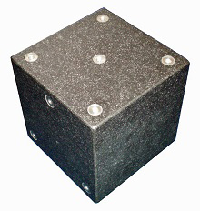 Granite cubes from granite