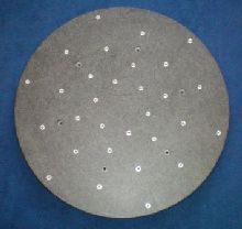 Round granite measuring plate